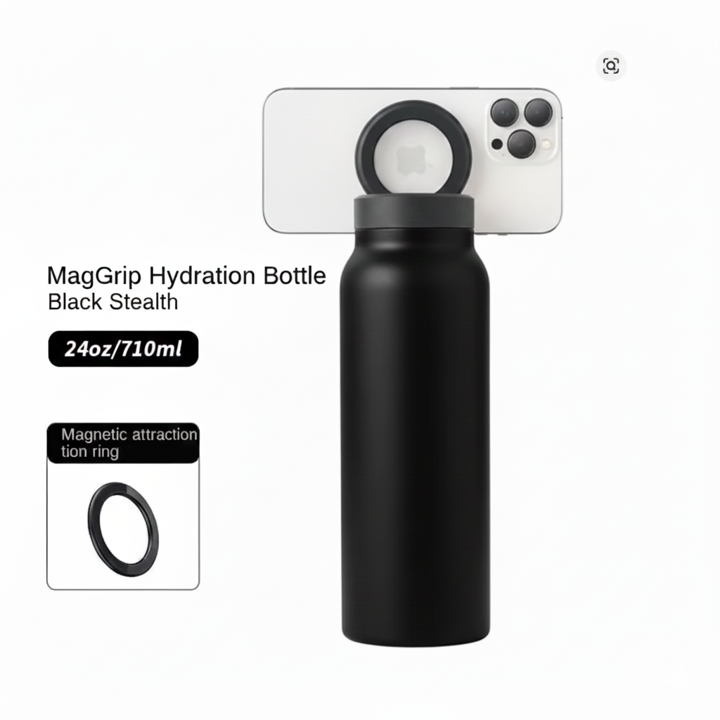 MagGrip Magnetic Phone Water Bottle