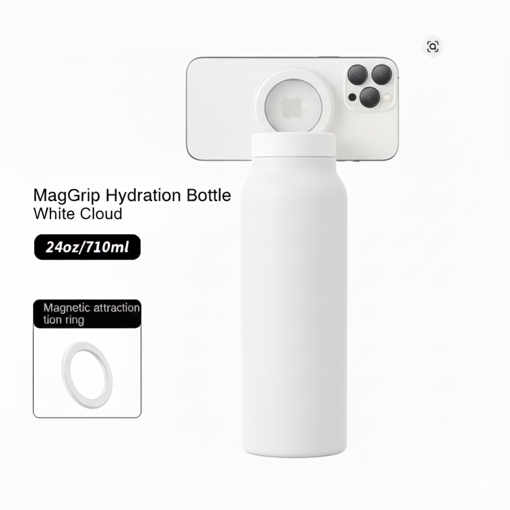MagGrip Magnetic Phone Water Bottle