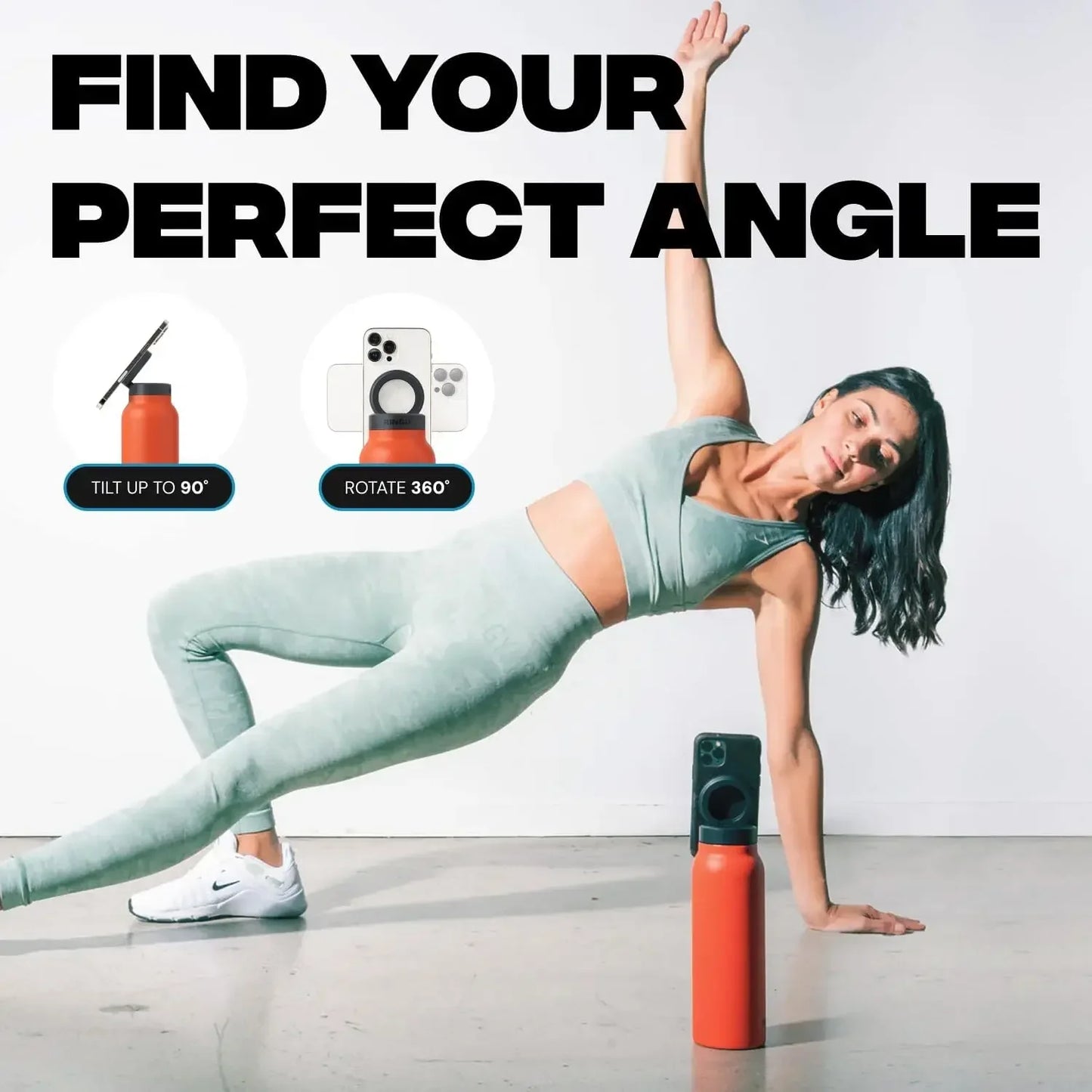 MagGrip Magnetic Phone Water Bottle