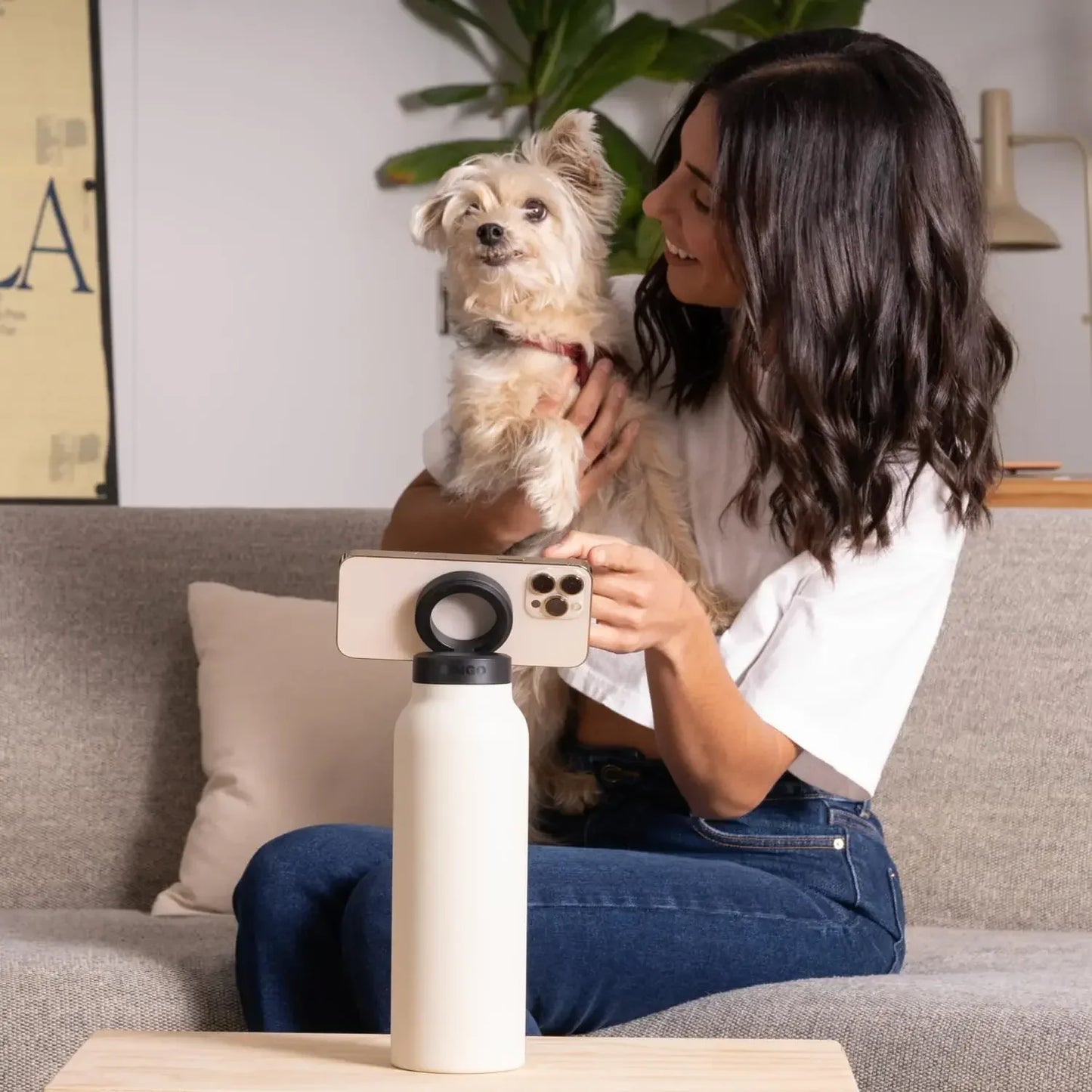 MagGrip Magnetic Phone Water Bottle