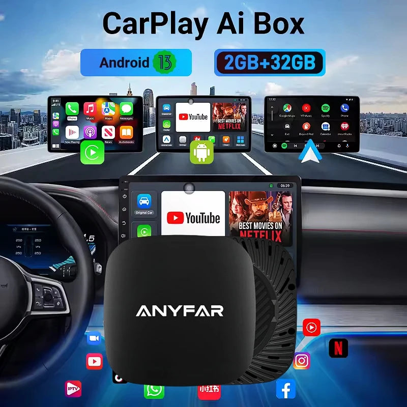 EasyConnect Wireless CarPlay &amp; Android Auto Adapter