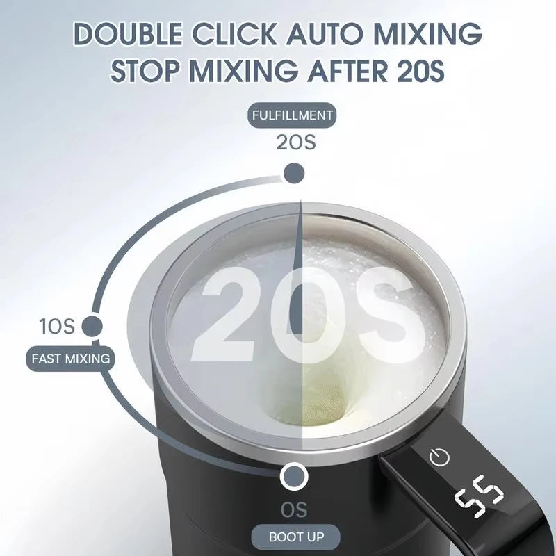 Magnetic Self-Stir Mug