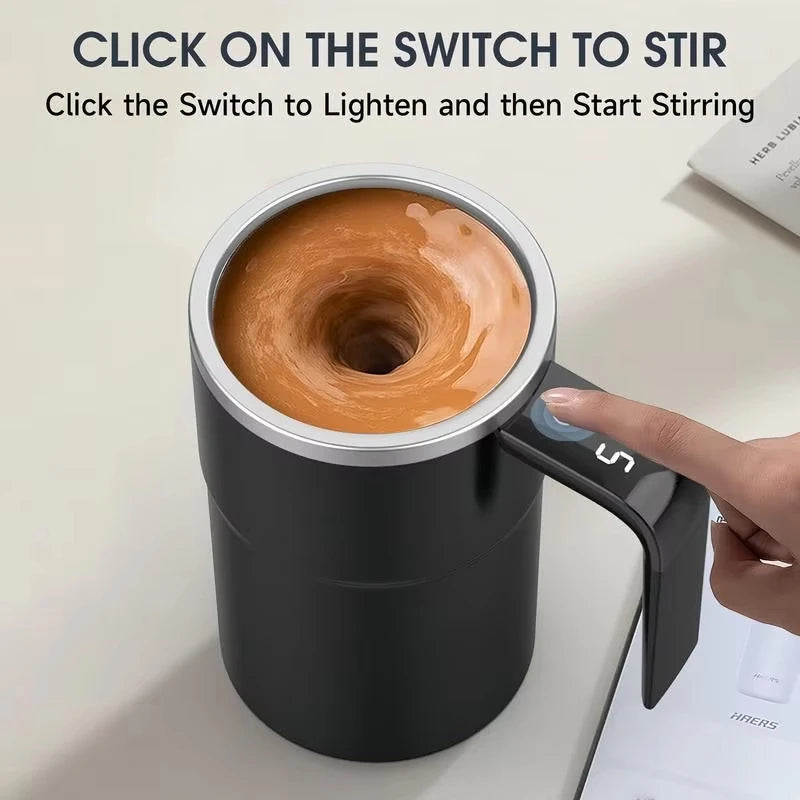 Magnetic Self-Stir Mug